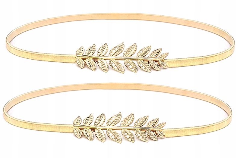 Pasek Damski Liście Liść Sprężyna Snake Pancerka zdjęcie 3