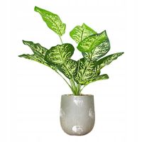 SZTUCZNA Roślina W DONICZCE REALISTYCZNA 42cm Dieffenbachia do DOMU BIURA