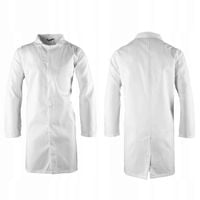 Fartuch roboczy gastronomiczny laboratoryjny męski biały HACCP r. XXL