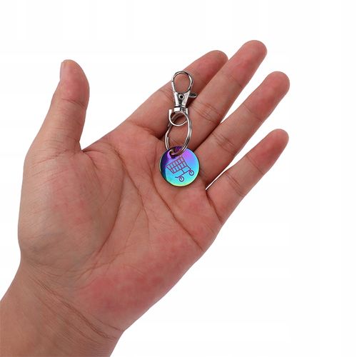 Brelok do kluczy Żeton Sklepowy do wóżka sklepu Moneta breloczek Kameleon na Arena.pl