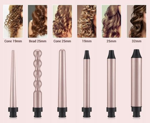 LOKÓWKA DO WŁOSÓW WIELOFUNKCYJNA 6 WYMIENNYCH GŁOWIC FALOWNICA FALE LOKI na Arena.pl