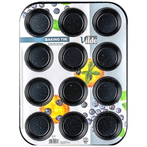 Forma do muffinek granitowa 35x26,5 cm na Arena.pl