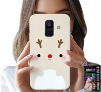 ETUI DO SAMSUNG A6 2018 - RENIFEREK, RENIFER, ŚWIĄTECZNE WZORY