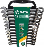 SATA Zestaw 12 kluczy grzechotka przełącznik SATA ST08044B CrV