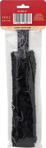 fetish fever - cuffs with fur - black na Arena.pl