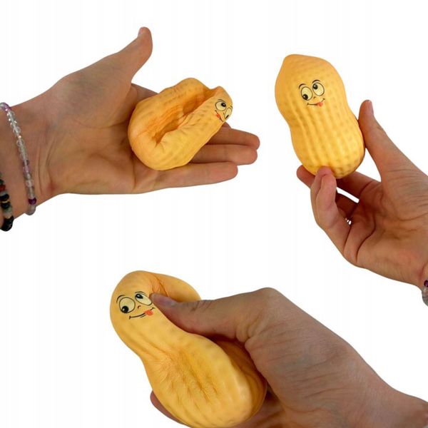 Gniotek SQUISHY Orzeszek kolorowy B-3316 do ściskania zdjęcie 3