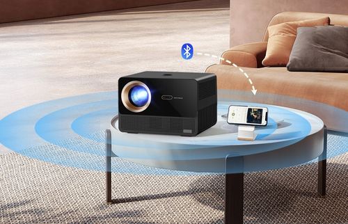 RZUTNIK PROJEKTOR LED AUTOFOCUS ANDROID TV 11 4K FULL HD WIFI PILOT BT na Arena.pl