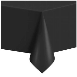 Obrus foliowy "Classic", czarny, PartyPal, 274x137 cm