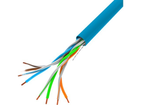 Kabel UTP Lanberg kat. 5e 305m drut CU niebieski fluke passed