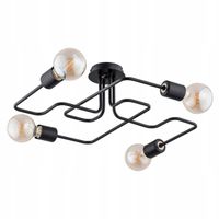 PLAFON LAMPA SUFITOWA ALFA HOOK 24744 CZARNY