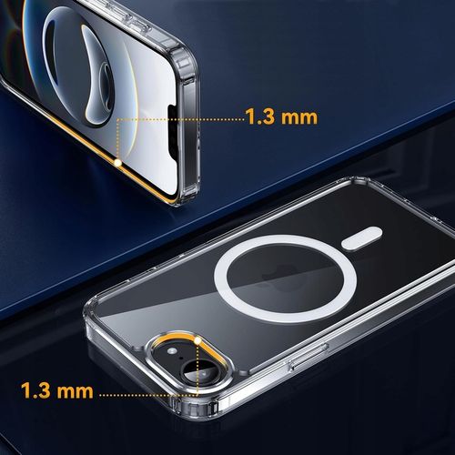 Etui do MagSafe WZMACNIANE 360° CLEAR CASE + 2x SZKŁO do IPHONE 16e na Arena.pl