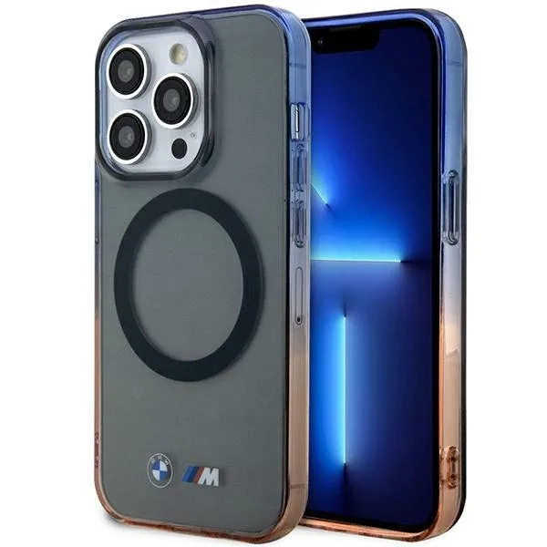 Etui BMW Gradient Bumper MagSafe na iPhone 14 Pro Max - szare zdjęcie 1