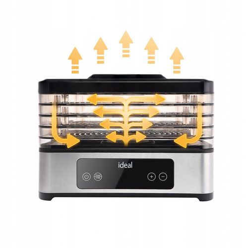 DUŻA Suszarka do Grzybów Owoców Warzyw IDEAL INOX +Termoobieg 400W na Arena.pl