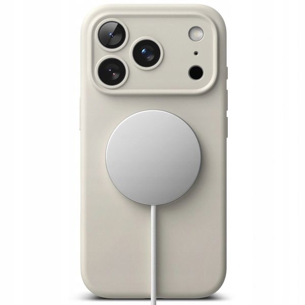 Etui Ringke Silicone Magnetic Magsafe do Iphone 17 Pro Max Stone zdjęcie 6