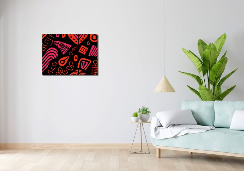 Obraz 70x50cm Rytm Wzorów zdjęcie 2