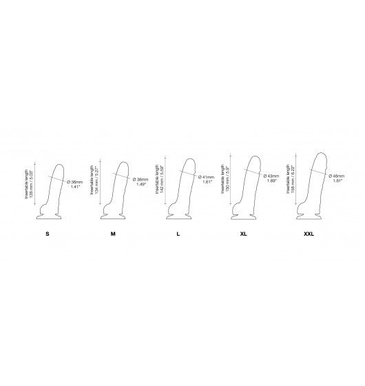 Sliding Skin Realistic Dildo Flesh Xl zdjęcie 1