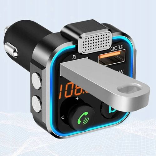 TRANSMITER BLUETOOTH AUDIO ŁADOWARKA 2x USB A + 1x USB-C PD QC 20W 12V na Arena.pl