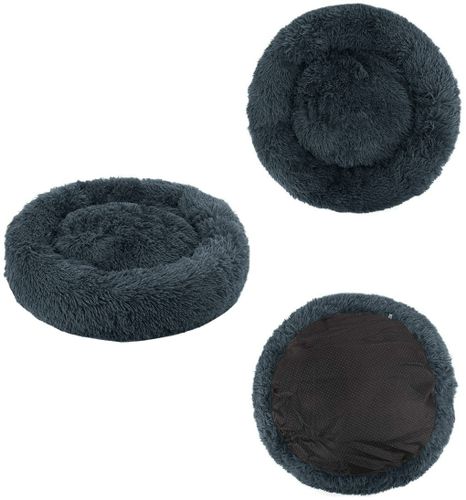 Legowisko pluszowe uniwersalne dla Psa Kota 60cm - ciemnoszare na Arena.pl