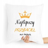 Poduszka Dla Przyjaciela Najlepszy Na Świecie Z Nadrukiem Ze Zdjęciem