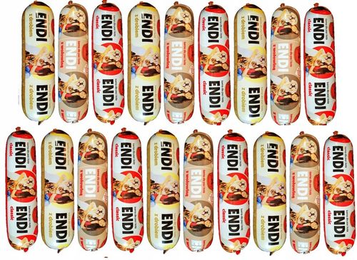 19x1KG MIX Karma dla psa baton ENDI 83% mięsa na Arena.pl