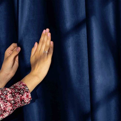 CURT/AH/VELVET/EYELETS/INDIGO/140X270/1PC na Arena.pl