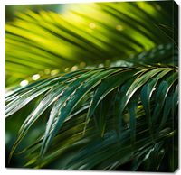 Obraz 90x90cm Zielona Kondensacja