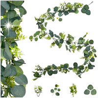 EUKALIPTUS GIRLANDA sztuczne kwiaty dekoracja pnącze na komunie ślub balkon