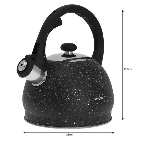 czajnik z gwizdkiem 2l kinghoff kh-1403 marble na Arena.pl