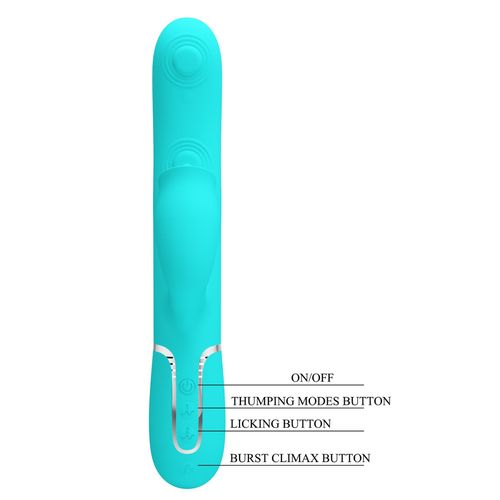 PRETTY LOVE   Gigi light blue, 7 thumping functions 7 licking modes na Arena.pl