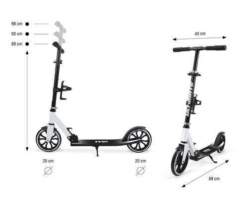 ND18_6259 Milly Mally Scooter Ultimate White na Arena.pl