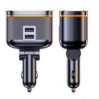 Ładowarki samochodowe 145W 12-24V Rozdzielacz mocy PD45W+typ C+port 2*USB