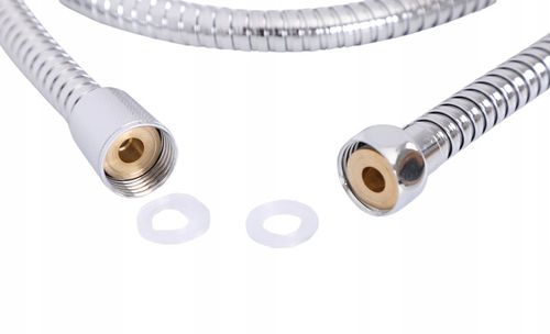 Słuchawka prysznicowa z wężem chrom do wanny z uchwytem ściennym YOKA na Arena.pl