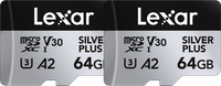 Karta lexar microSDXC 1066x UHS-I/U3/A2/4K R205/W100 (V30) 64GB - 2pack