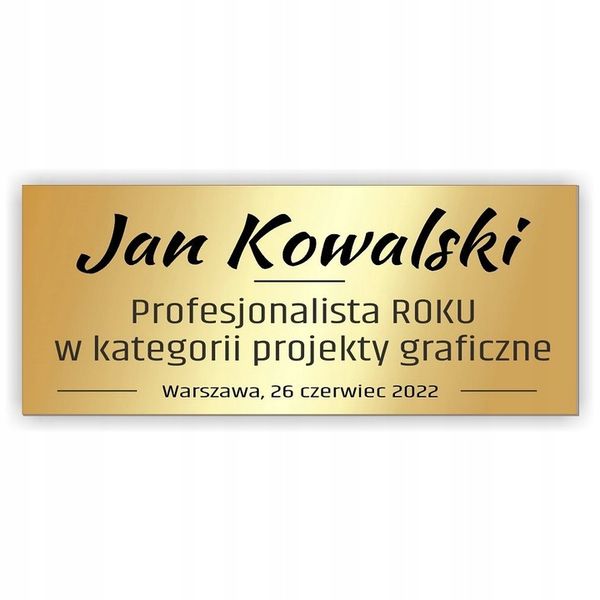 GRAW - Tabliczka MAŁA kolor zdjęcie 1