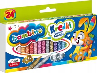 Kredki Świecowe Bambino 24 Kol 0218 A'8 na Arena.pl