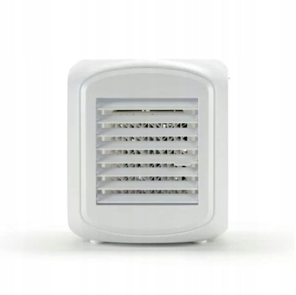 PRZENOŚNY KLIMATYZATOR NAWILŻACZ Powietrza WENTYLATOR LAMPKA 7 KOLORÓW LED zdjęcie 2