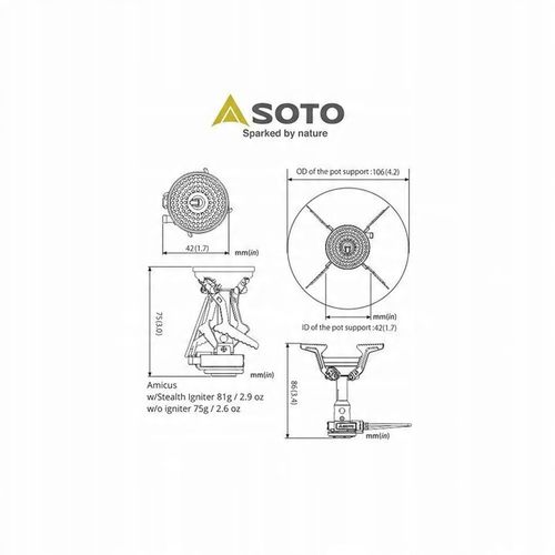 Kuchenka turystyczna Amicus w Igniter SOTO na Arena.pl