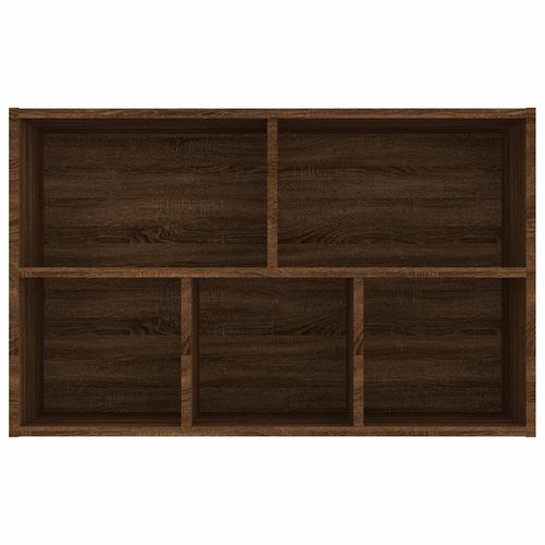 Regał na książki/szafka, brązowy dąb, 50x25x80 cm na Arena.pl