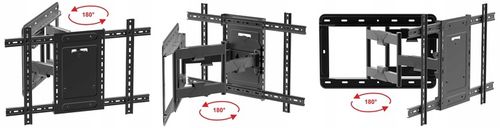 EXTRA MOCNY UCHWYT do TELEWIZORA WIESZAK TV 32-100 cale TEST 80 kg na Arena.pl