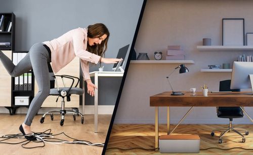 POJEMNIK ORGANIZER NA KABLE LISTWY BOX DREWNO M na Arena.pl