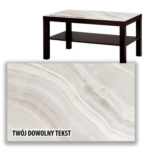 BLAT SZKLANY IKEA LACK Masa marmurowa z Twoim napisem 90x55cm 030a na Arena.pl