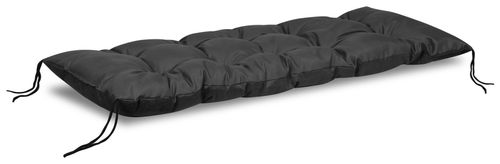 poduszka ogrodowa 120x50 cm na ławkę huśtawkę palety wodoodporna czarna na Arena.pl