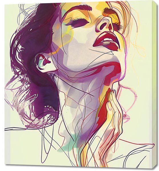 Obraz 90x100cm Płynność zdjęcie 1