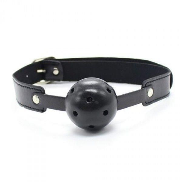 Knebel-Breath Hole Ball Gag (Nero) zdjęcie 1