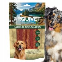 arquivet snacks przysmaki smaczki paski dla psa kaczka kurczak 100g