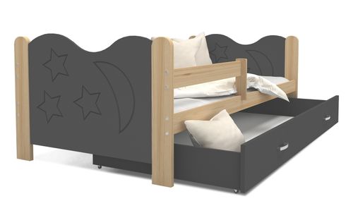 Łóżko dla dzieci MIKOŁAJ 160x80 + szuflada + materac na Arena.pl