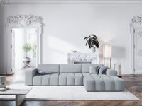 SOFA NAROŻNA LUC 4-MIEJSCOWA CHRISTIAN LACROIX JASNY NIEBIESKI LIGHT BLUE