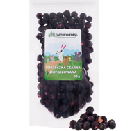 FACTORYHERBS Porzeczka czarna liofilizowana porzeczki królika gryzoni 20g