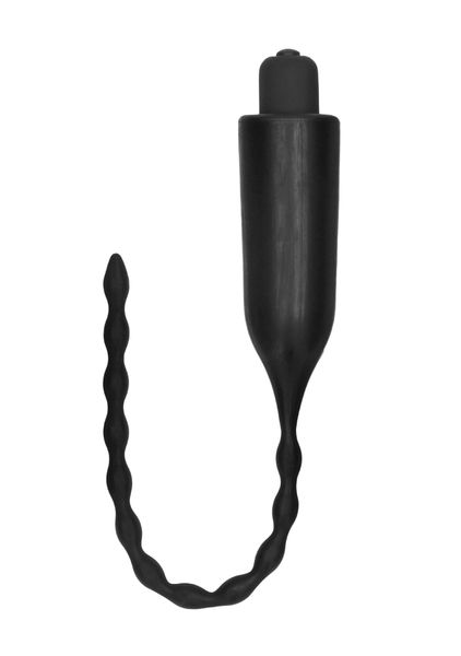 E-Stimulation Vibrating Urethral Sounding Plug - Black zdjęcie 11