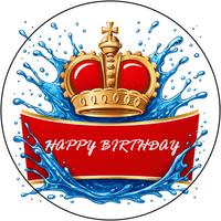 Opłatek na tort Tyskie Napój Okazjonalny Tekst Korona Znak